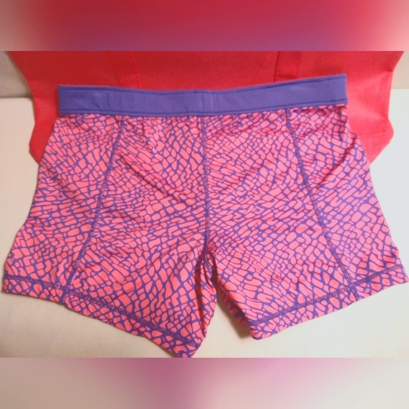 HIND SPORTS BRA/SHORTS/TANK TOP PURPLE & PINK ACTIVEWEAR SET L USA NWT & NWOT